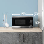 Danby Designer 0.7 cu. ft. Space Saving Under the Cupboard Microwave in Stainless Steel (DDMW007501G1)