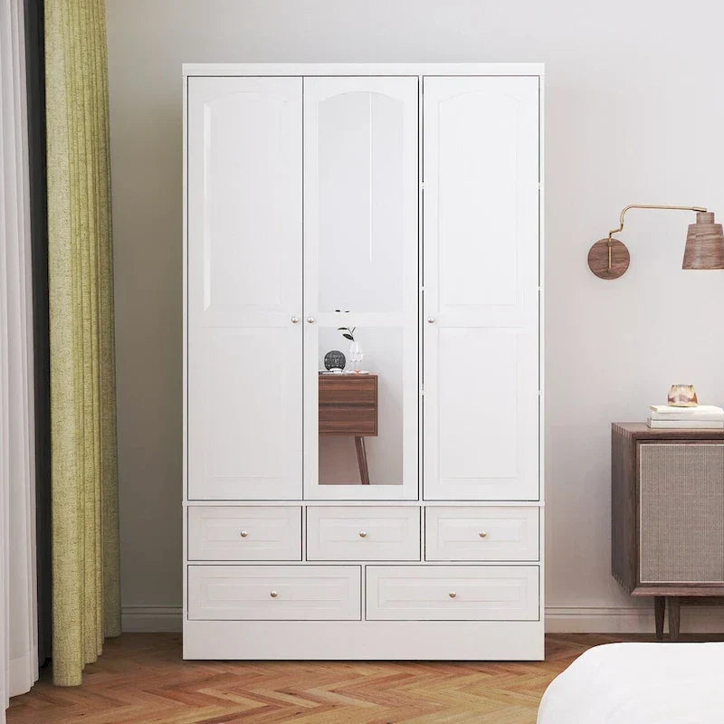 78.7H Combo Twin Wardrobe Set: Stylish and Functional Armoires for Your Closet