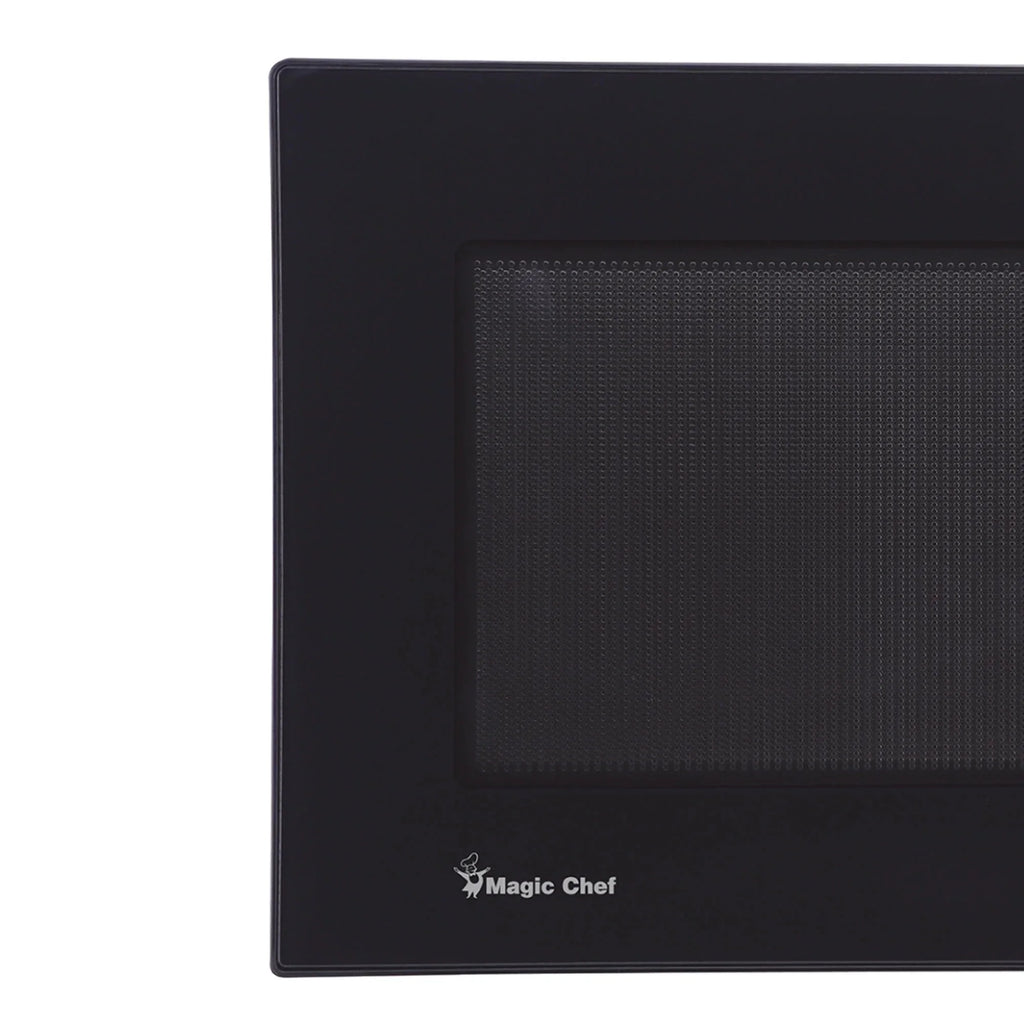 Magic Chef 1.6 Cu. ft. 1100W Countertop Microwave Oven with Push-Button Door in Black, New
