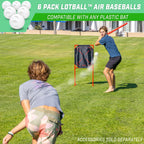 LotBall Air Plastic Baseballs, 6-pk