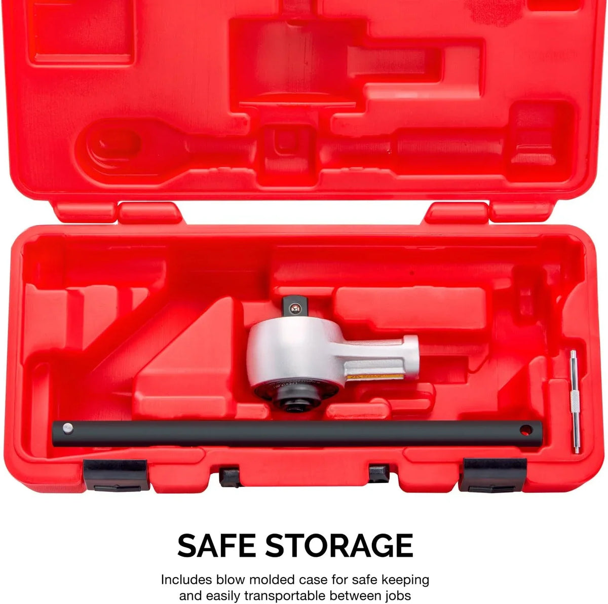PRO 03715B 1/2" Drive Torque Wrench, 1100 Foot-Pound Heavy Duty Torque Multiplier Wrench, Cr-Mo and Chrome-Vanadium