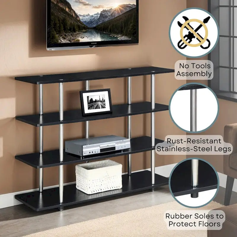 Convenience Concepts Designs2Go XL 55-Inch Highboy 4-Tier Television Stand