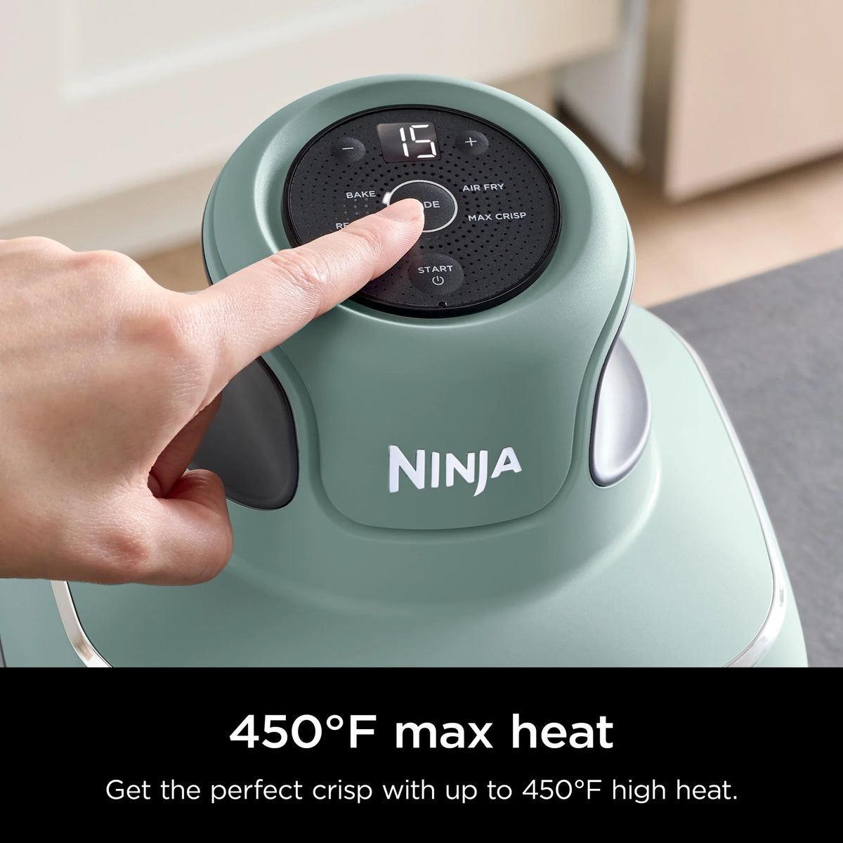 Ninja Crispi 4 - in - 1 Portable Glass Air Fryer Cooking System, 4 - Qt & 6 - Cup Containers, Cyberspace