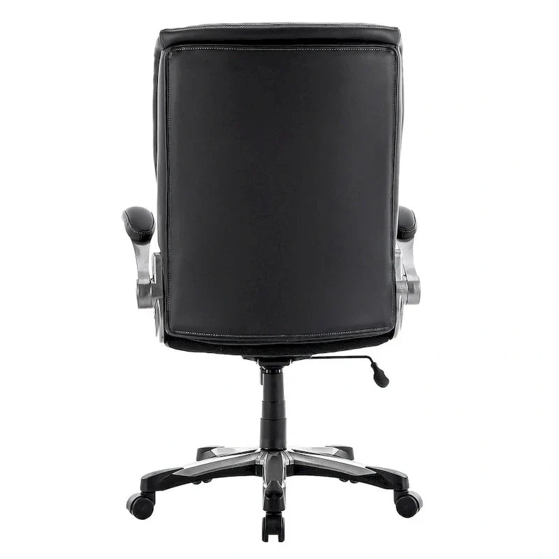 Ergonomic Office Chair with High Back Flip Up Armrests and Rolling Base