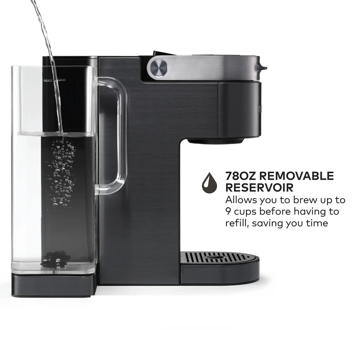 Keurig K-Supreme Plus SMART Single Serve K-Cup Pod Coffee Maker, Black