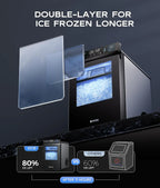 Smart Countertop Pebble Ice Maker, 44 Lb./24H, Self-Cleaning
