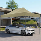 COBIZI 10x20 Heavy Duty Pop up Canopy Tent with 6 sidewalls Easy Up Commercial Outdoor Canopy Wedding Party Tents for Parties All Season Wind & Waterproof Gazebo with Roller Bag,Black(Frame Thickened)