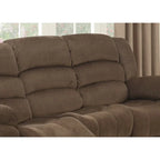 Bill Contemporary Brown Reclining Living Room Set - 2 Pieces