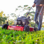 20-Inch 125cc Gas Push Mower with V-Twin Engine