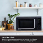 Magic Chef 0.9 cu ft Countertop Microwave Oven in Black