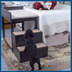 Penn-Plax Buddy Bunk Multi-Level Bed | Pet Stairs for High Beds and Couches | 3 Step System for Small Sized Dogs and Cats | Practical and Accommodating for Modern Homes (DOGF60)