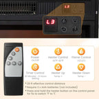 58" TV Console with 23" Fireplace Insert, Fireplace TV Stand for TVs up to 65 Inches, 1400W Electric Fireplace Heater