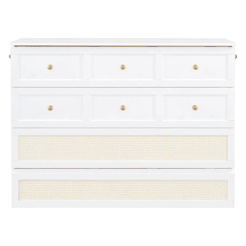 Nestfair Full-Size Murphy Bed with Spacious Drawers