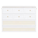 Nestfair Full-Size Murphy Bed with Spacious Drawers