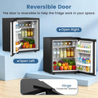 Kismile 1.3 Cu.Ft Mini Fridge, Single Door Compact Refrigerator RE5836