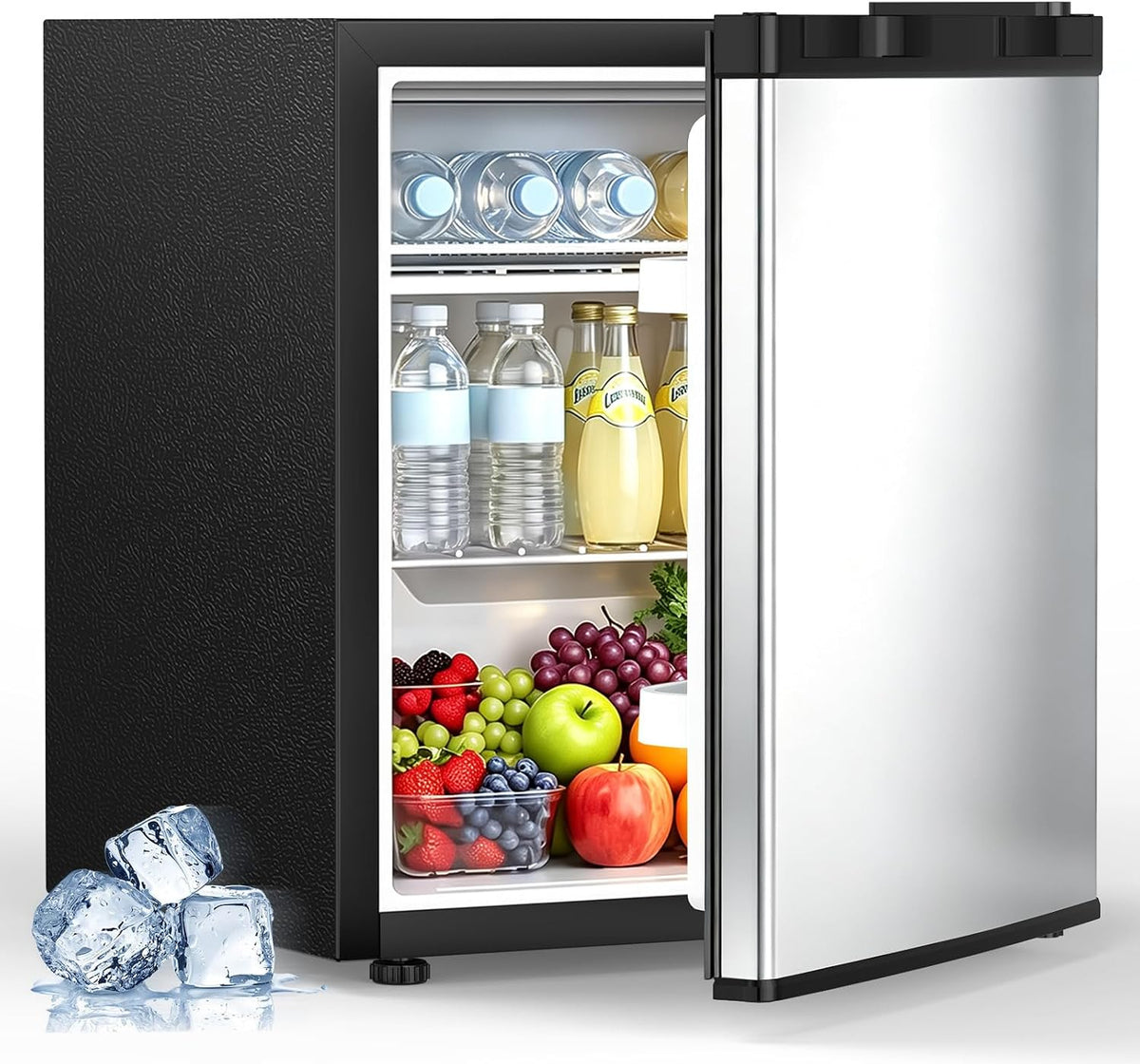 Kismile 1.3 Cu.Ft Mini Fridge, Single Door Compact Refrigerator RE5836