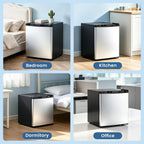 Kismile 1.3 Cu.Ft Mini Fridge, Single Door Compact Refrigerator RE5836