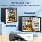 Kismile 1.3 Cu.Ft Mini Fridge, Single Door Compact Refrigerator RE5836
