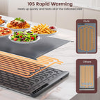 Kismile Rollable Silicone Warming Tray with LED Display WB2968