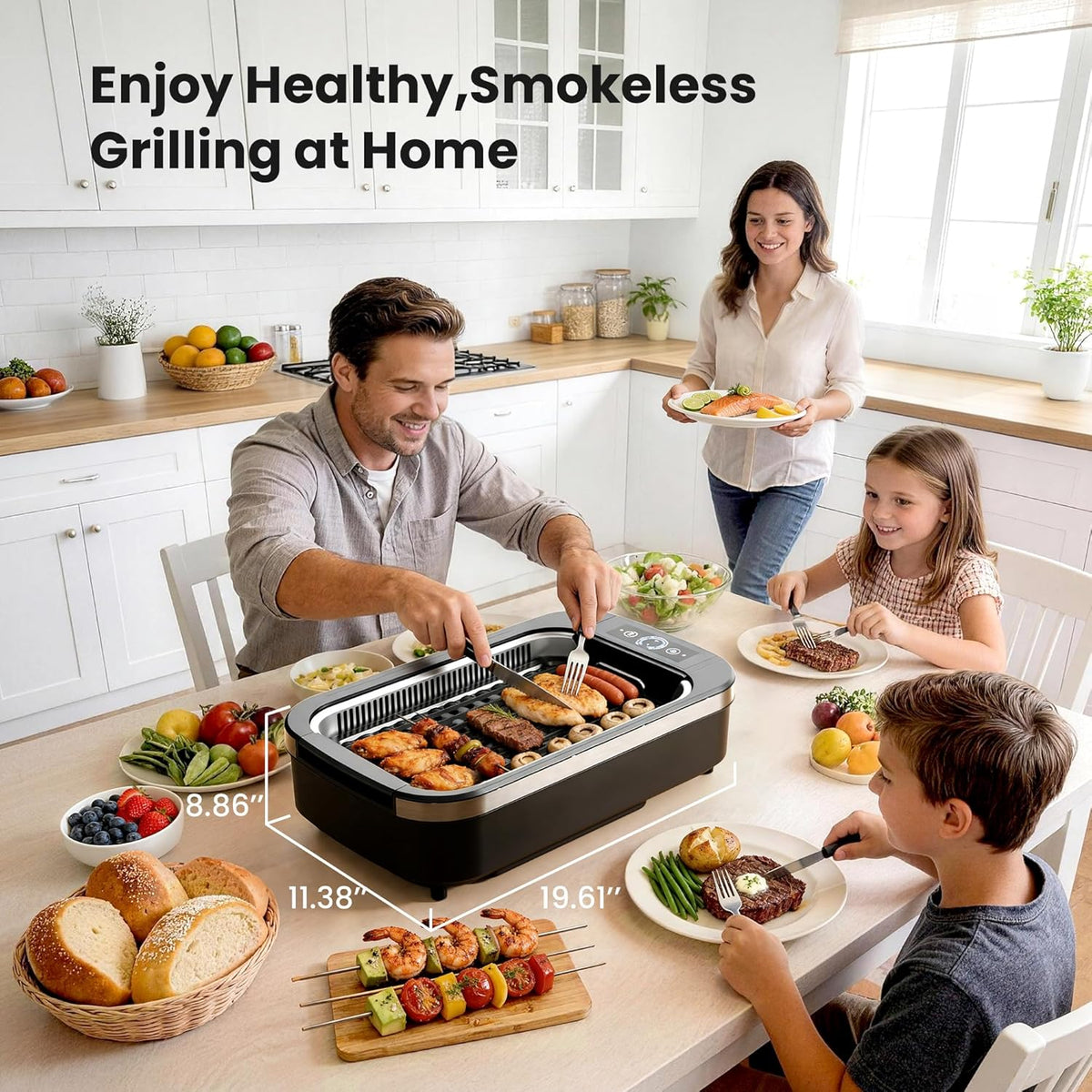 Kismile Smokeless Indoor Grill 81002KEB0