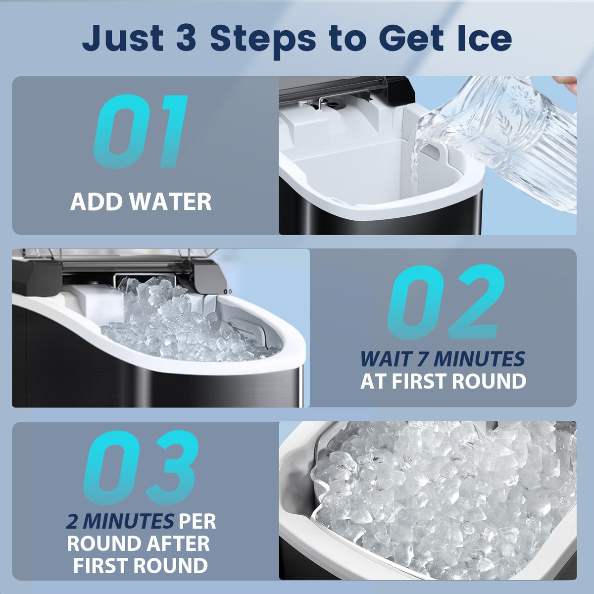 Nugget Pebble Ice Maker Countertop Z5815NH