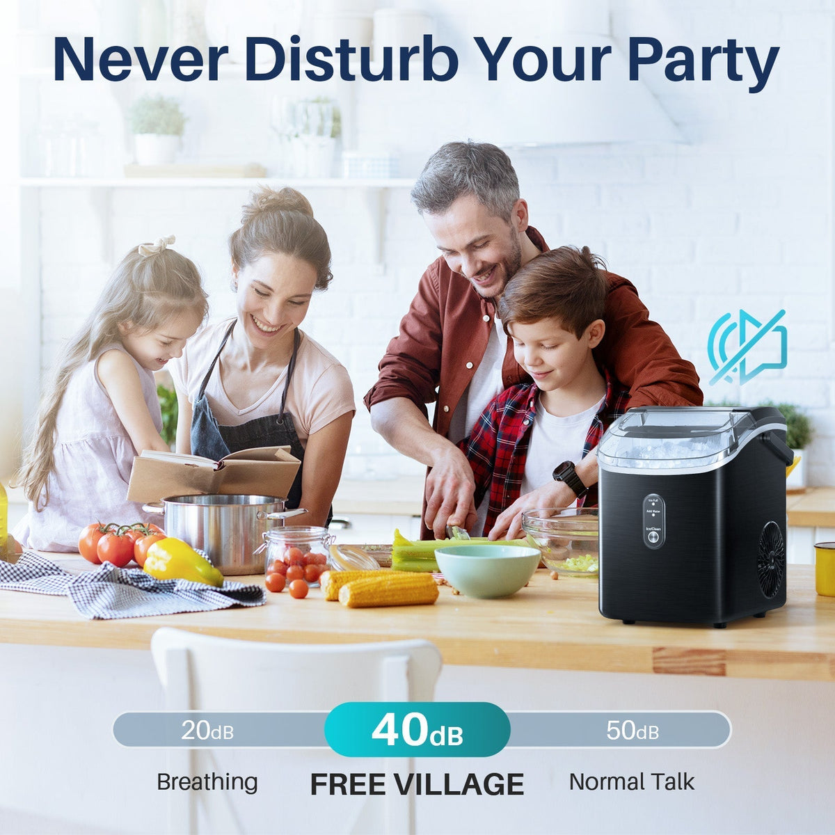 Nugget Pebble Ice Maker Countertop Z5815NH